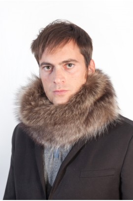 Raccoon Fur Neck Warmer